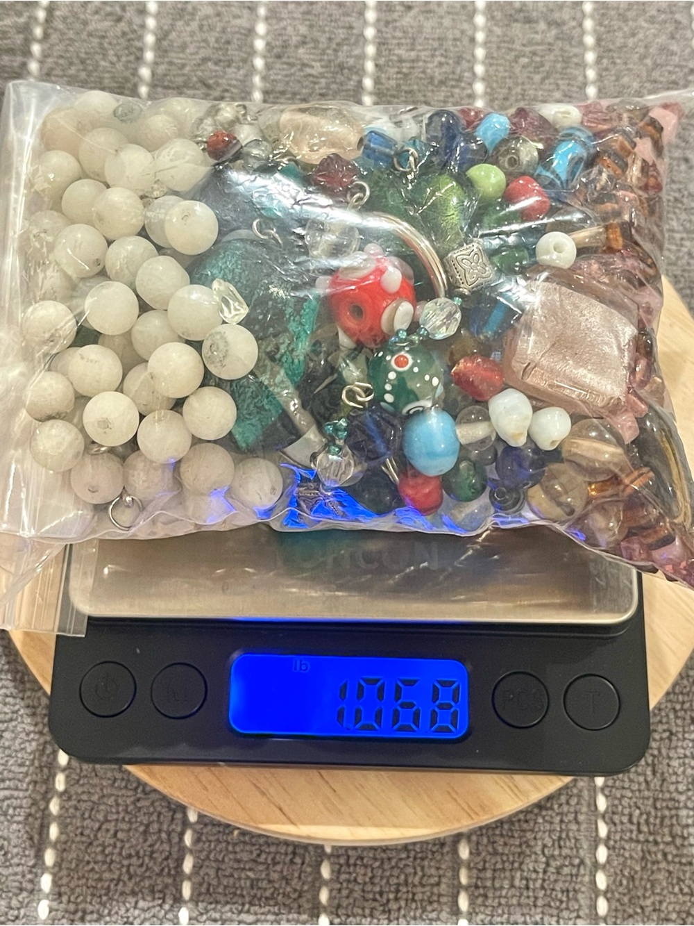 🌑BULK One Pound Estate Collection Craft Glass Beads Mix for DIY🌑